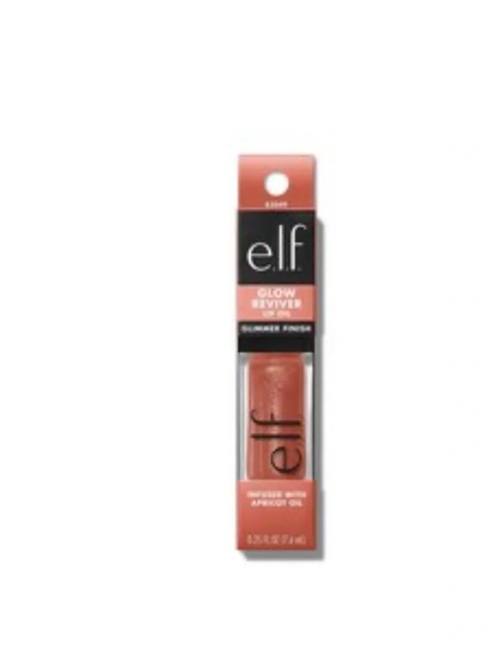 e.l.f. Glow Reviver Lip Oil Glimmer - Chocoluxe - 0.25 fl oz: Moisturizing, Para